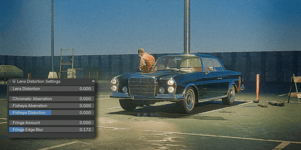 Lens distortion effects