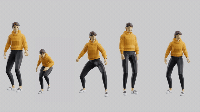 Female gameplay preview 2: jumping and crouching actions