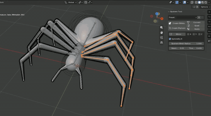 BSphere Tool workflow