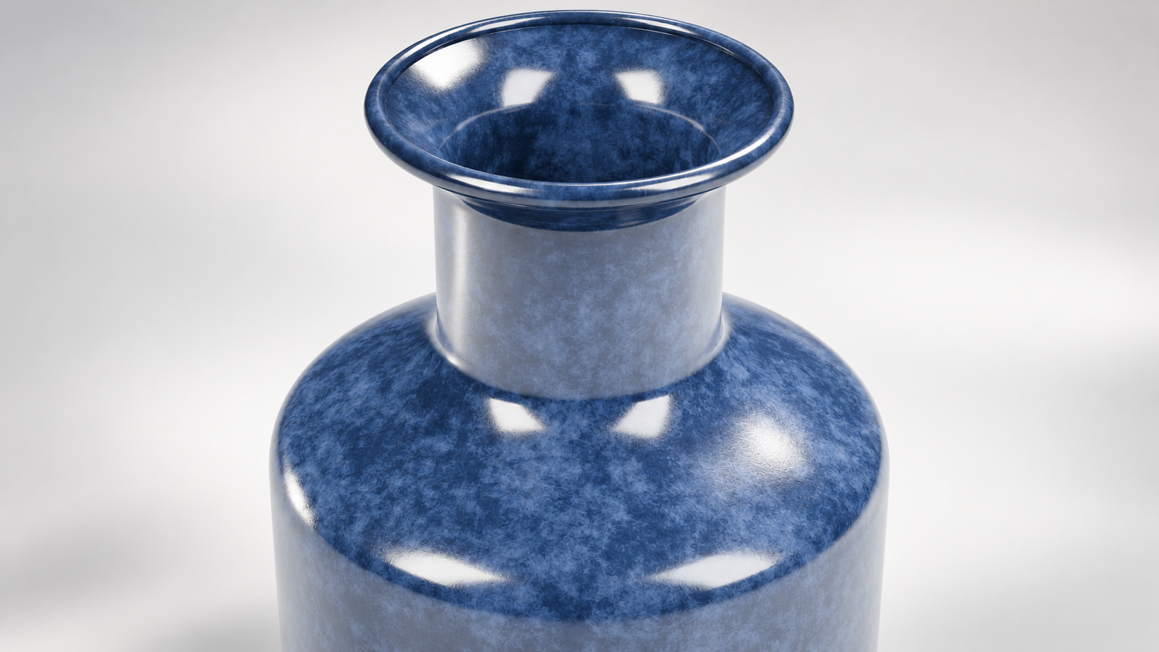 Detailed glaze and ceramic surface render