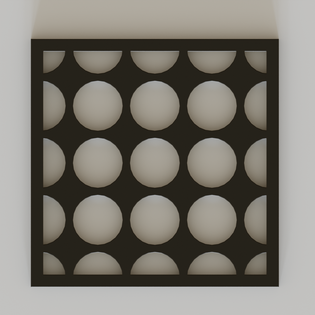 Perforated Circles Pattern