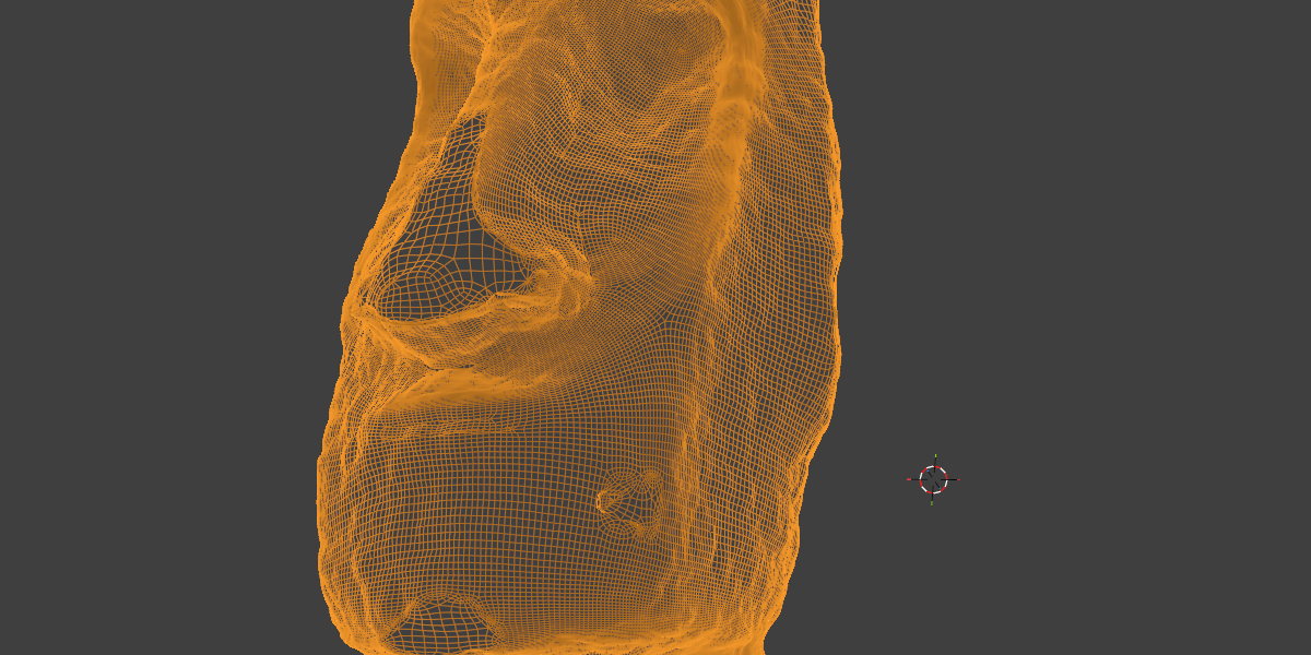 Model before (182k faces)