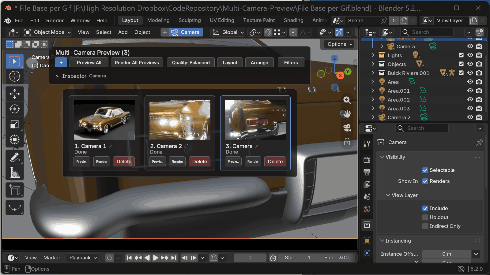 Filter and organize cameras by preview status
