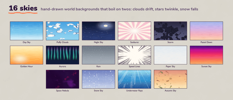 16 skies