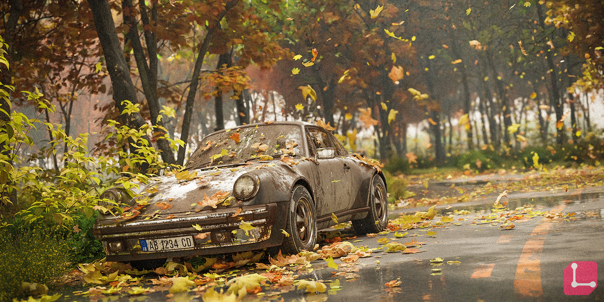 Autumn scene after applying Lazy Realism FX