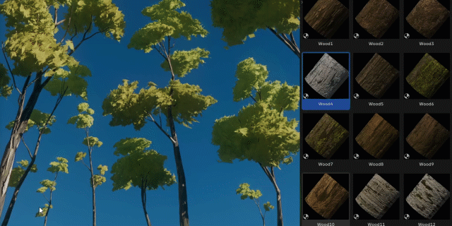 Material variation GIF 1