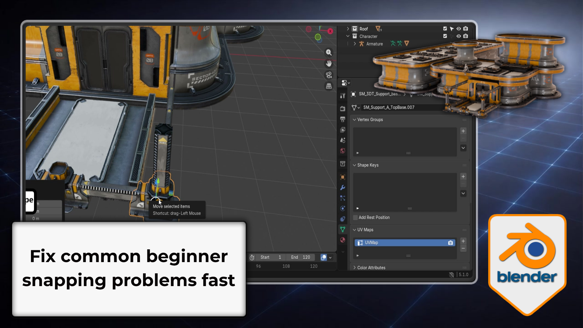 Fixing snapping problems jitter offset origins and locked targets in Blender