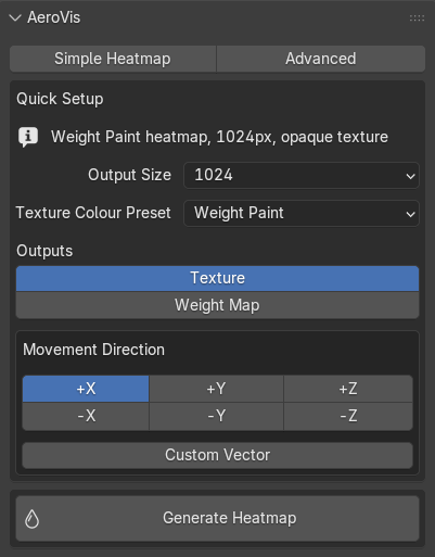 Simple mode UI