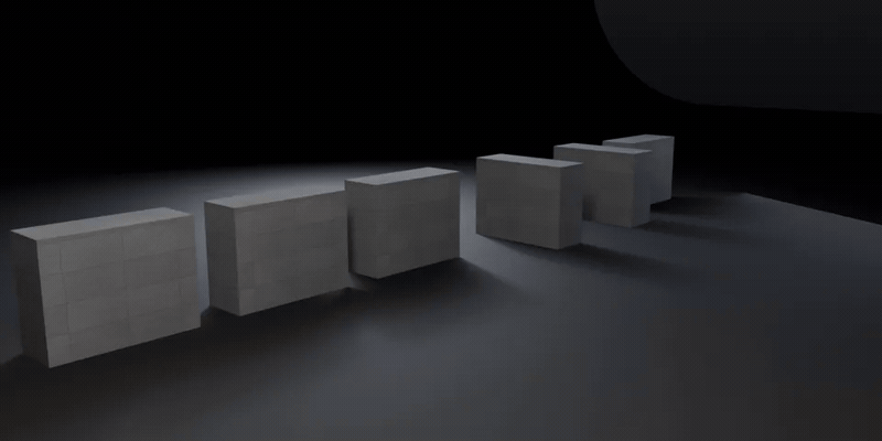 One destruction, a whole row