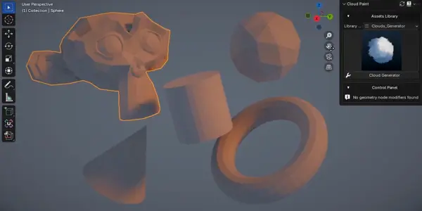 Mesh to cloud presets