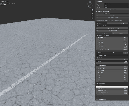 Dragging the wear sliders