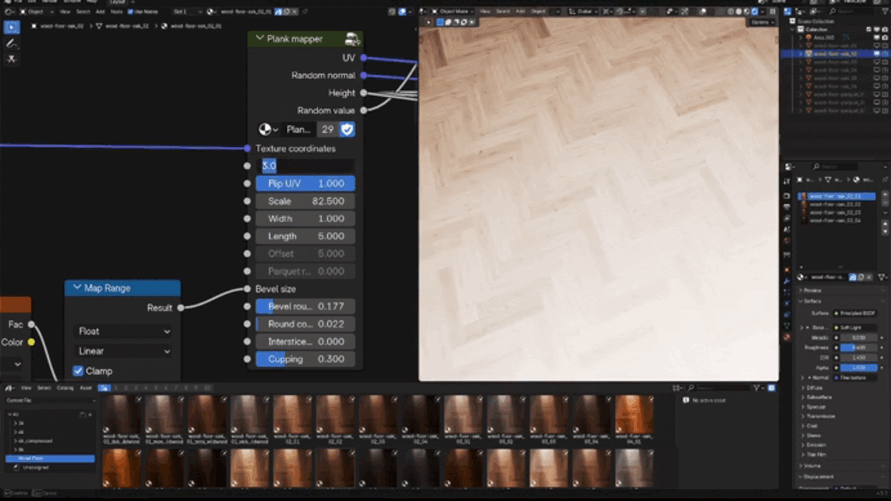 Plank Mapper procedural demo
