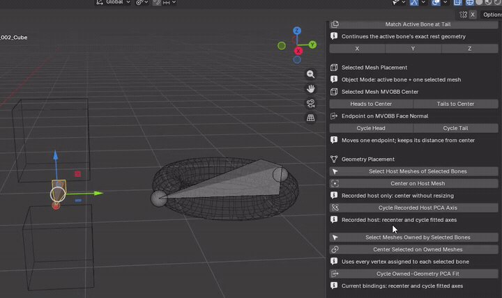 MMRR demonstration: Cycle Owned-Geometry PCA Fit