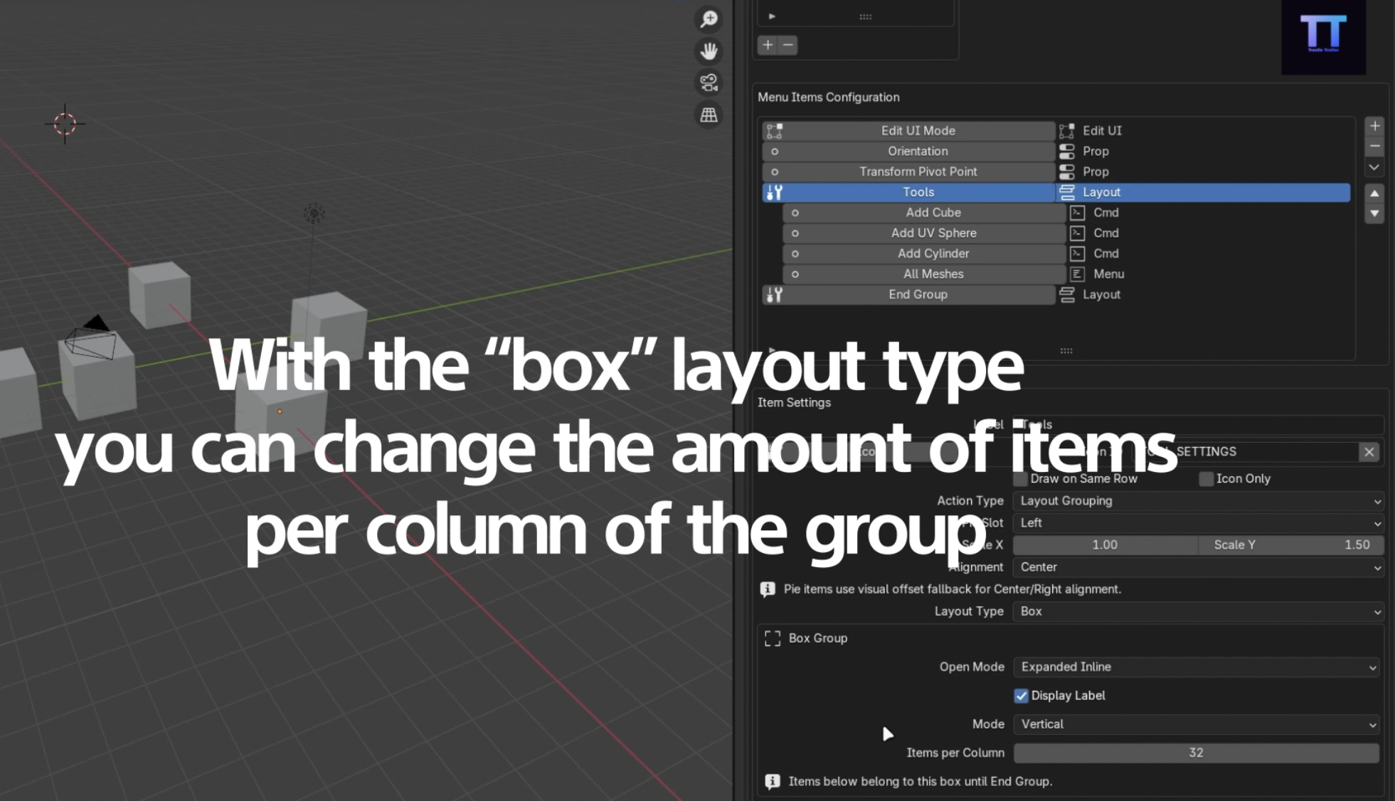 The Box Layout Group