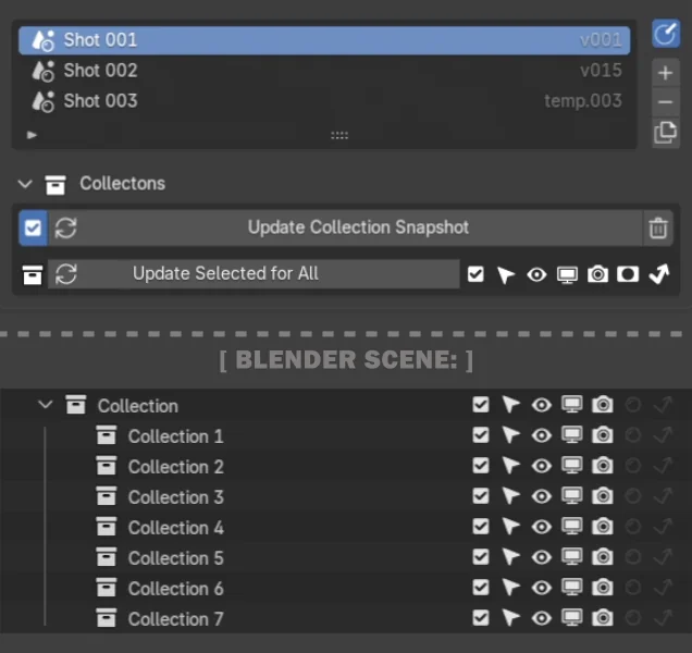 Collection snapshot module demo