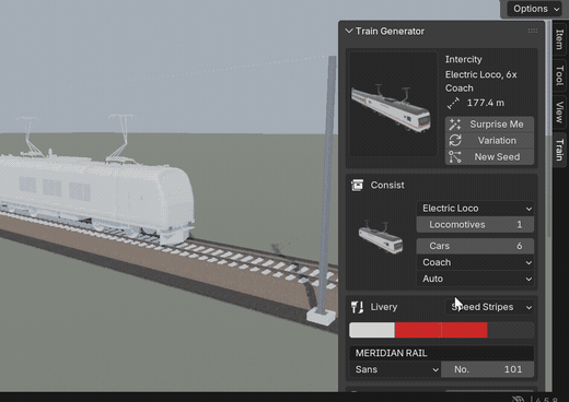 Drag a slider, it rebuilds live