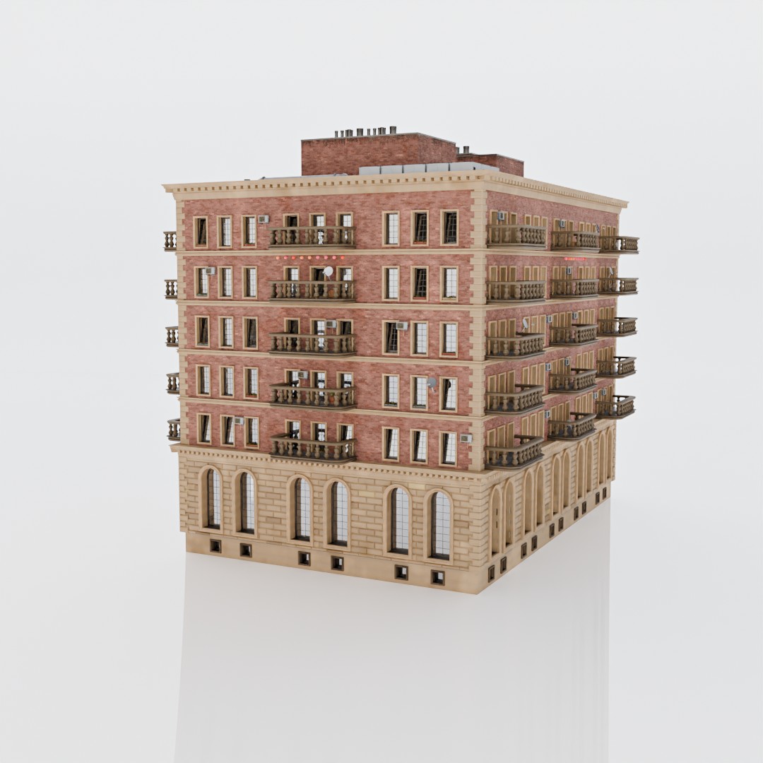 Neoclassical with Balconies