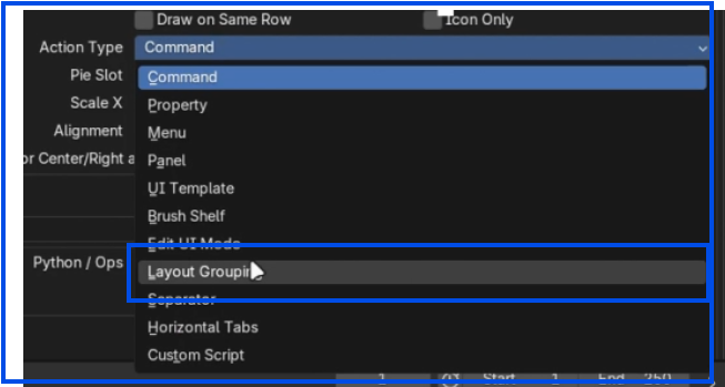Select Layout Type