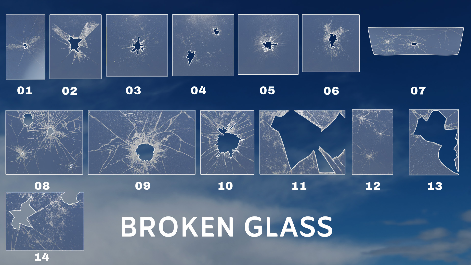 Real glass texture example