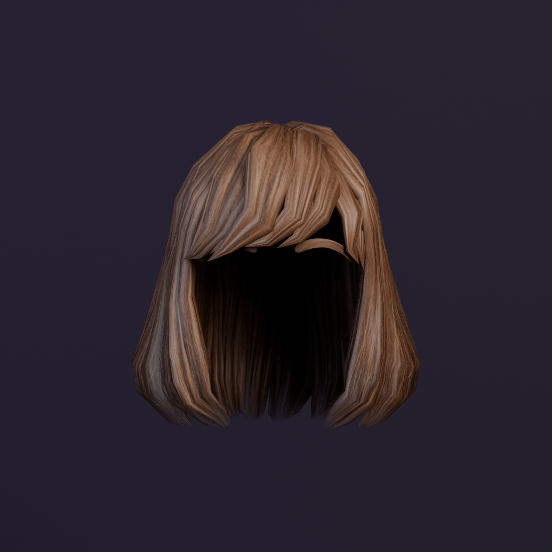 Bianca stylized short brunette hair 360 degree Cycles turntable