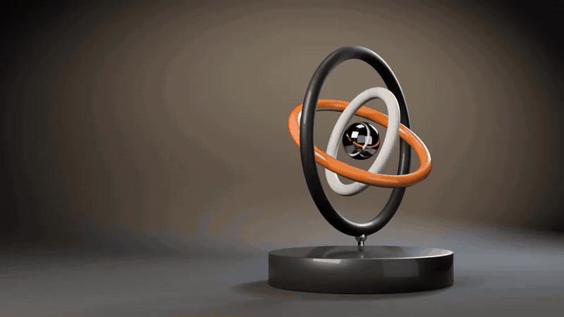 The animation Render Viewport previews, rendered
