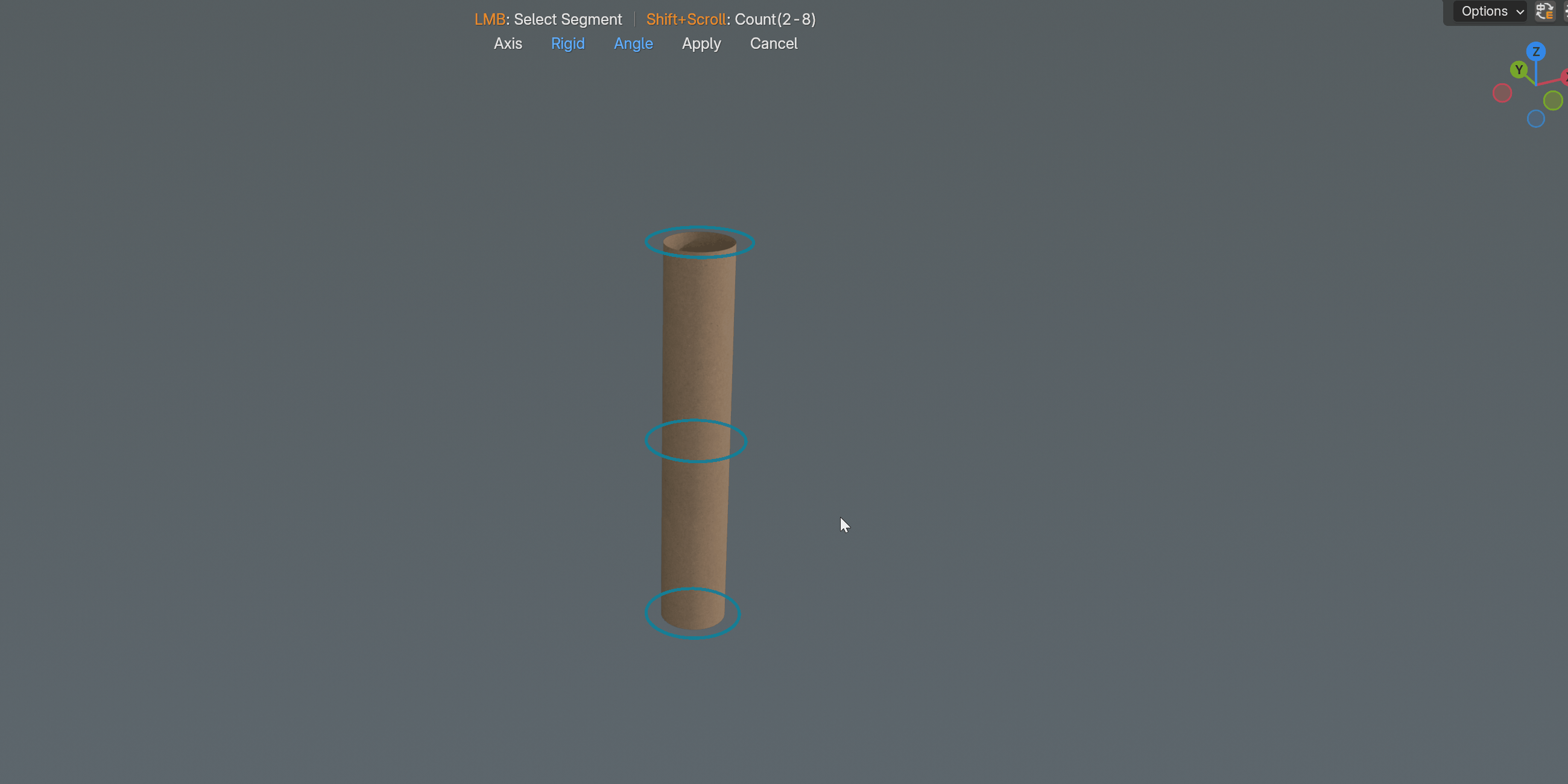 Selecting and shaping individual bend segments