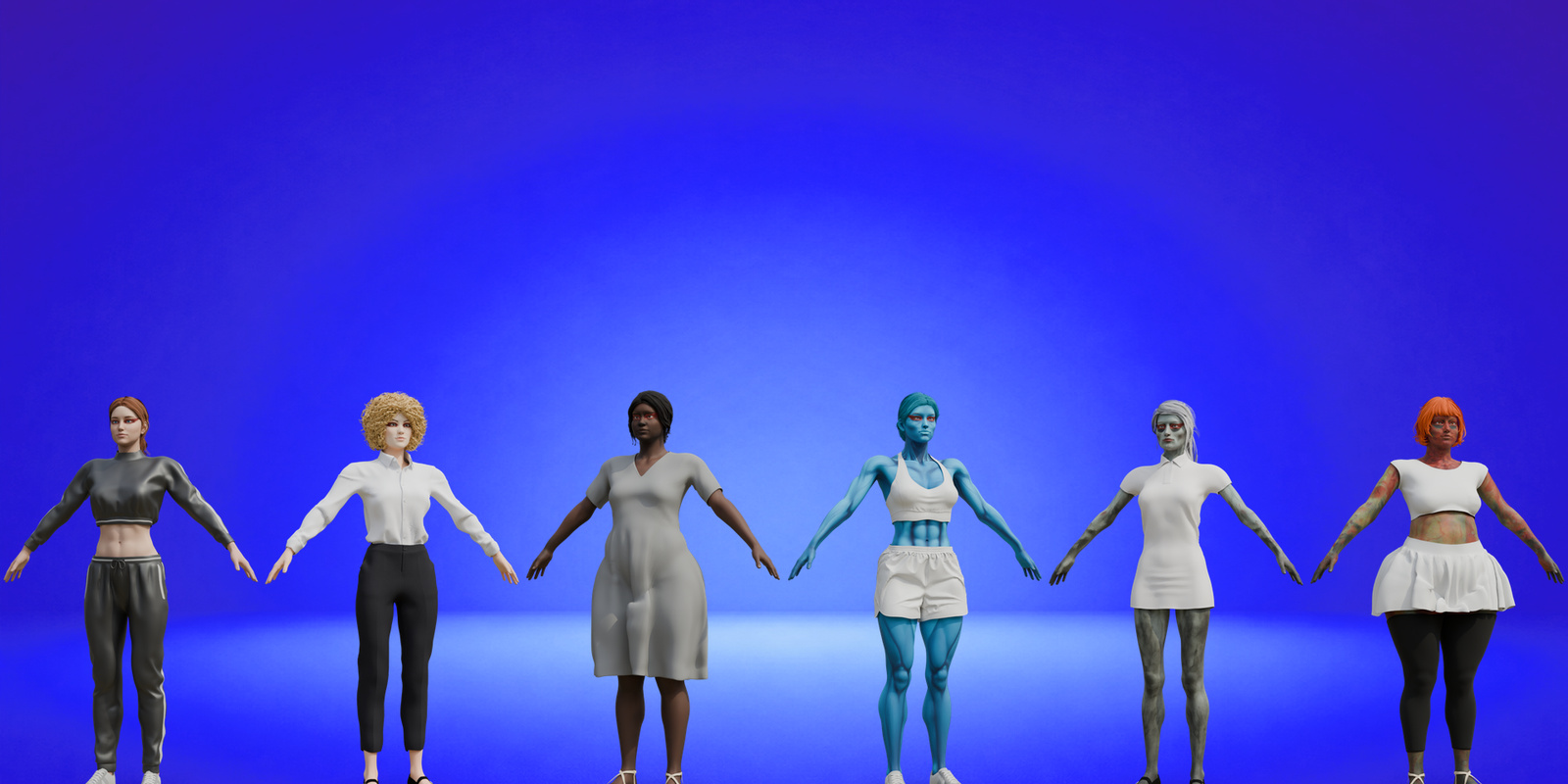 Female variations preview