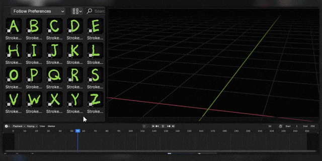 Different frame rate visual styles