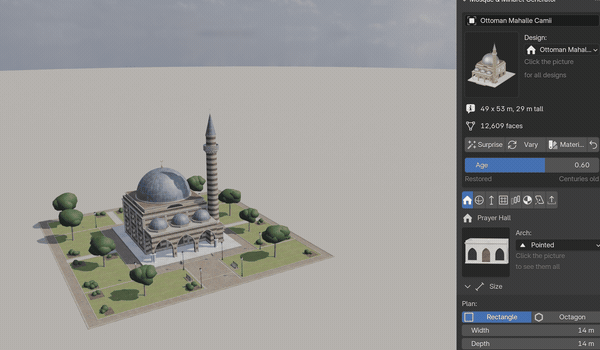 One click, a new mosque