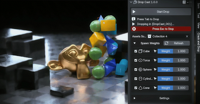 Drop Cast spawn weights