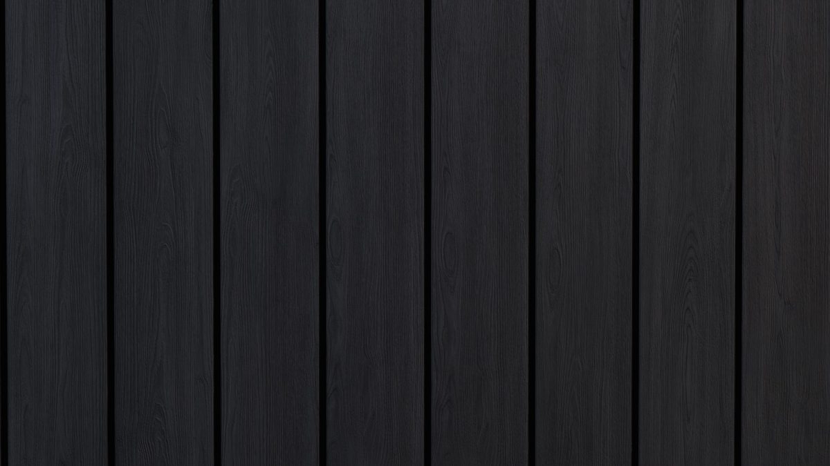 Charred shou sugi ban boards