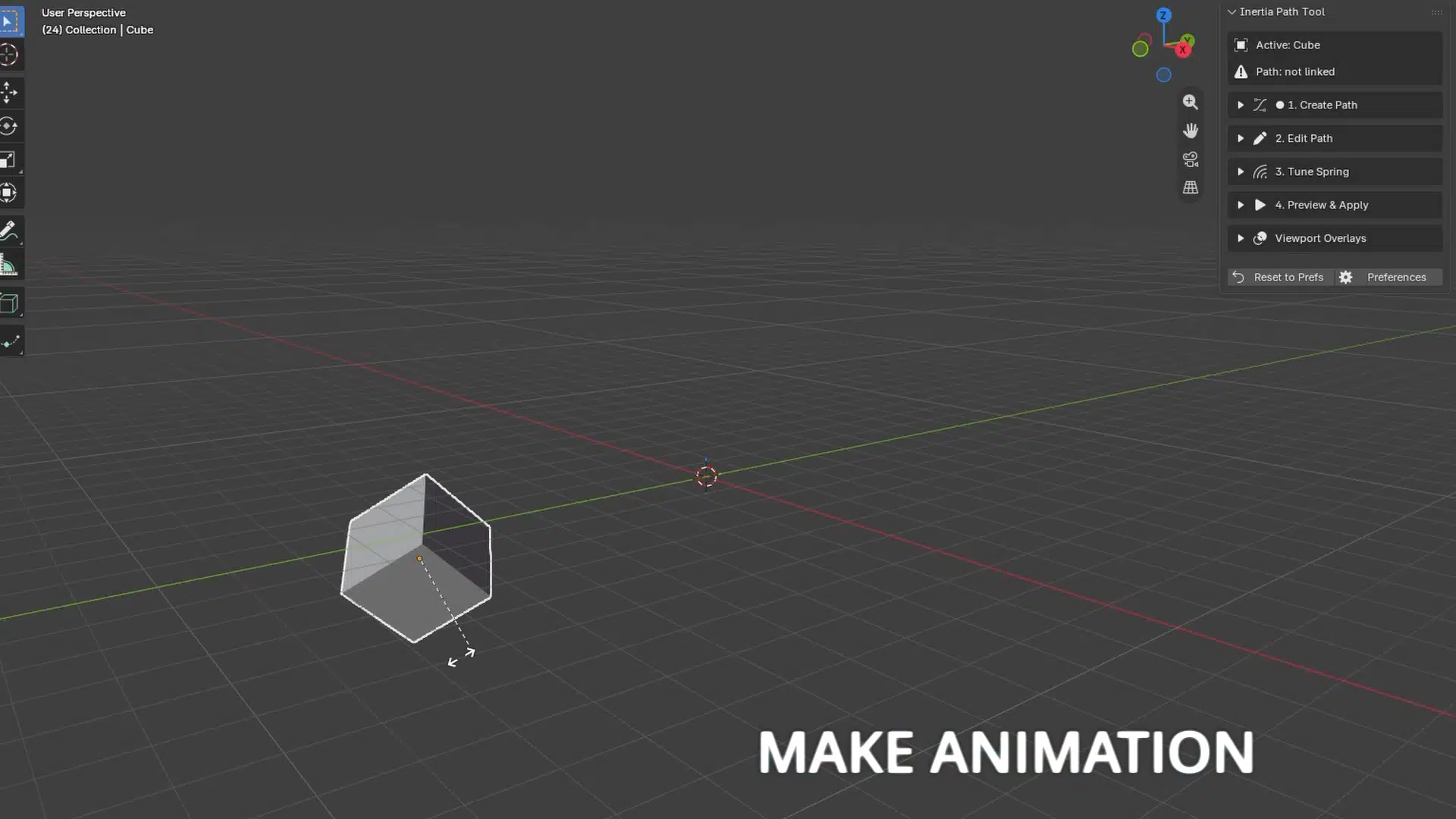 Make animation — blocked location keys on an object