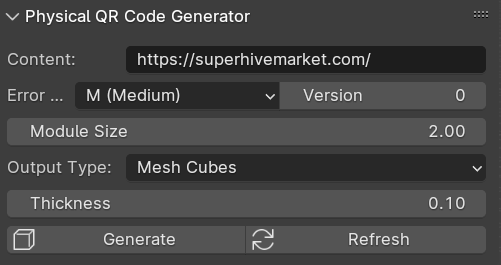 Blender N-Panel UI