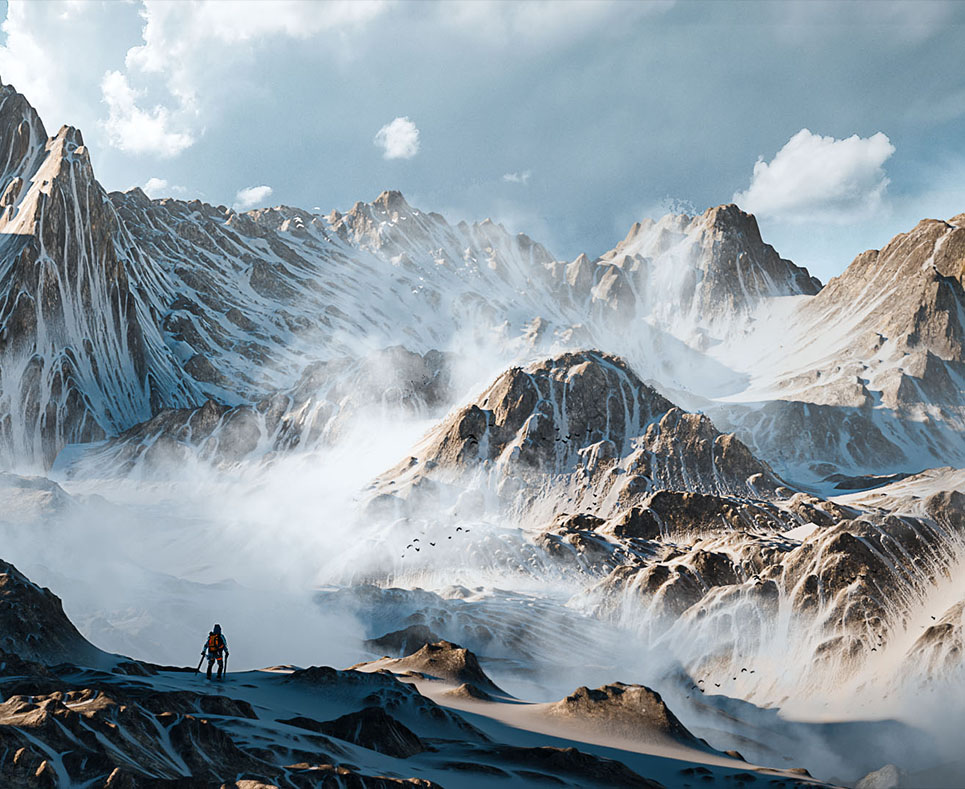 Terrain Library background