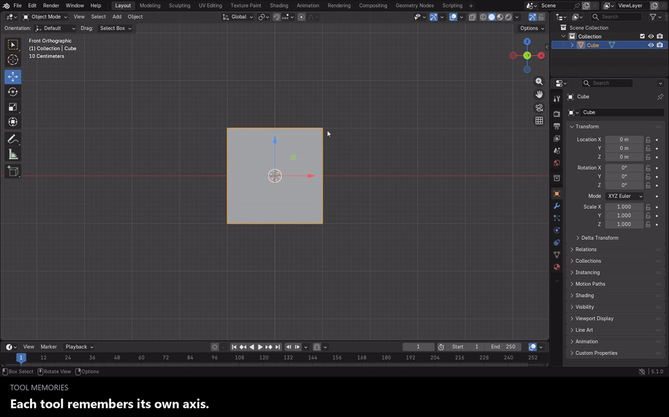 AxisLatch Tool memories demonstration