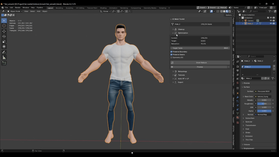 Retopology base workflow