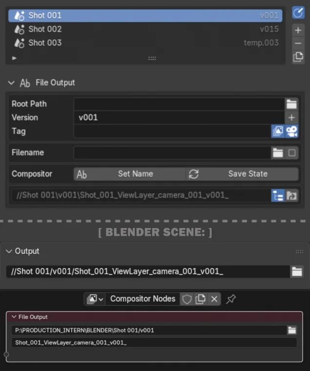 Naming and output module demo