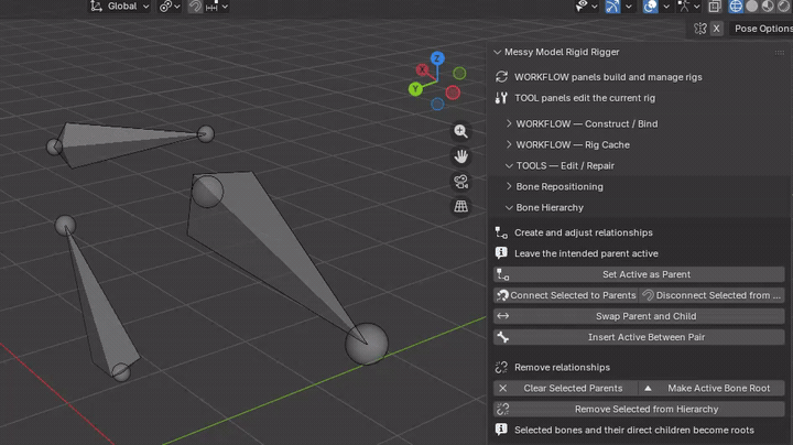 MMRR demonstration: Insert Active Between Pair