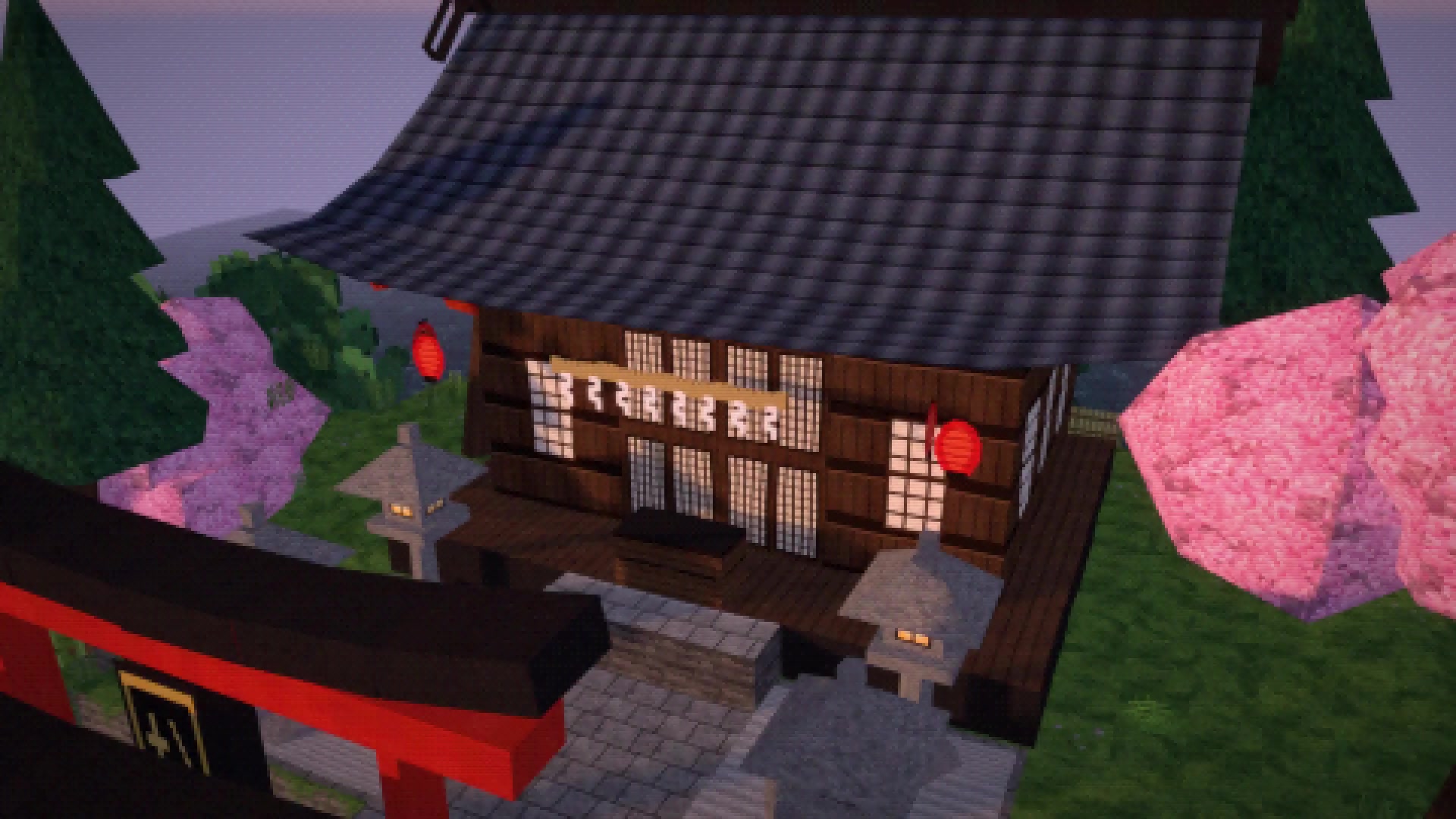 Shrine built with the shrine tileset
