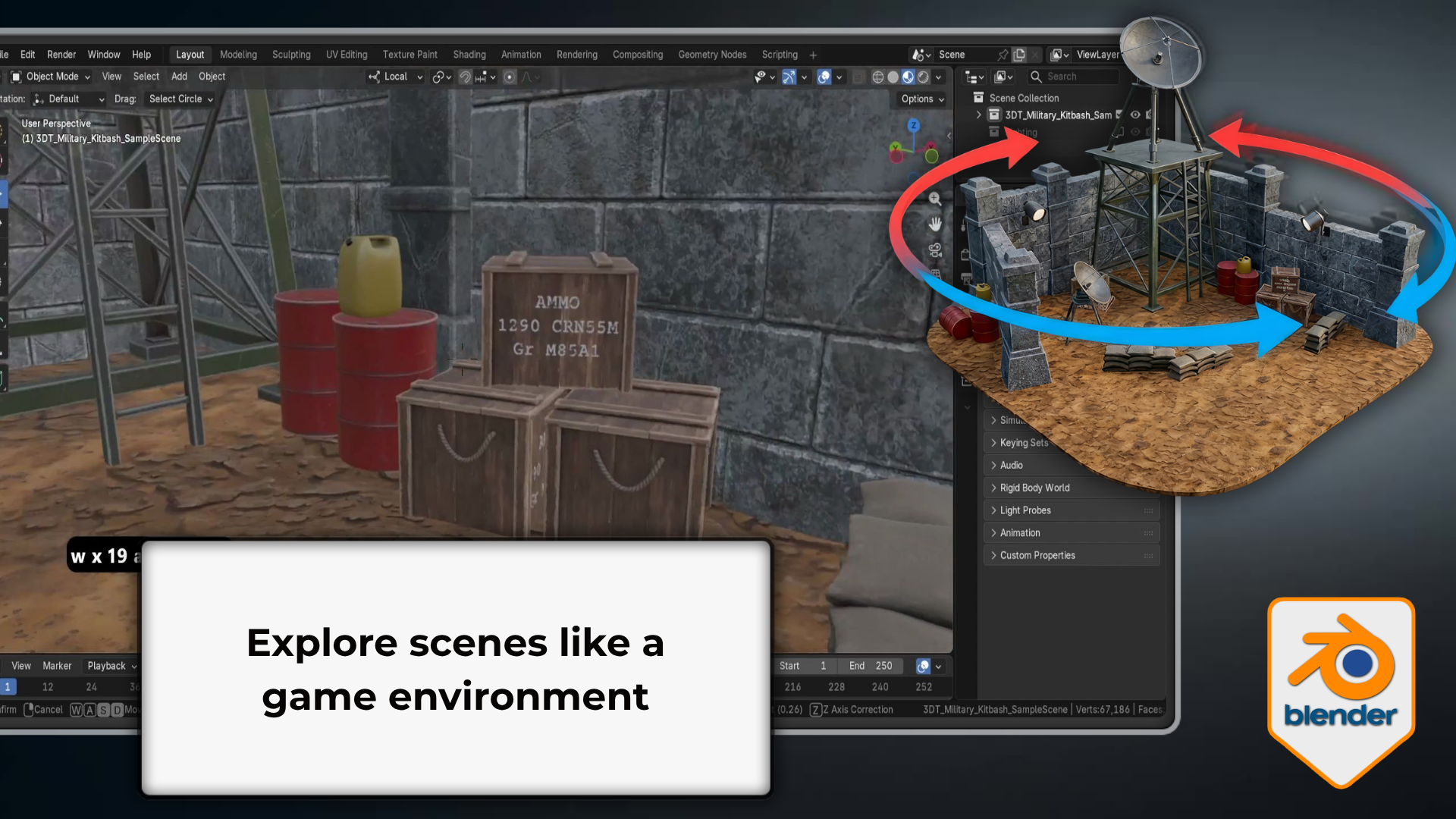 Framing isolation and viewport preferences in Blender with Frame Selected Local View and Zoom Region