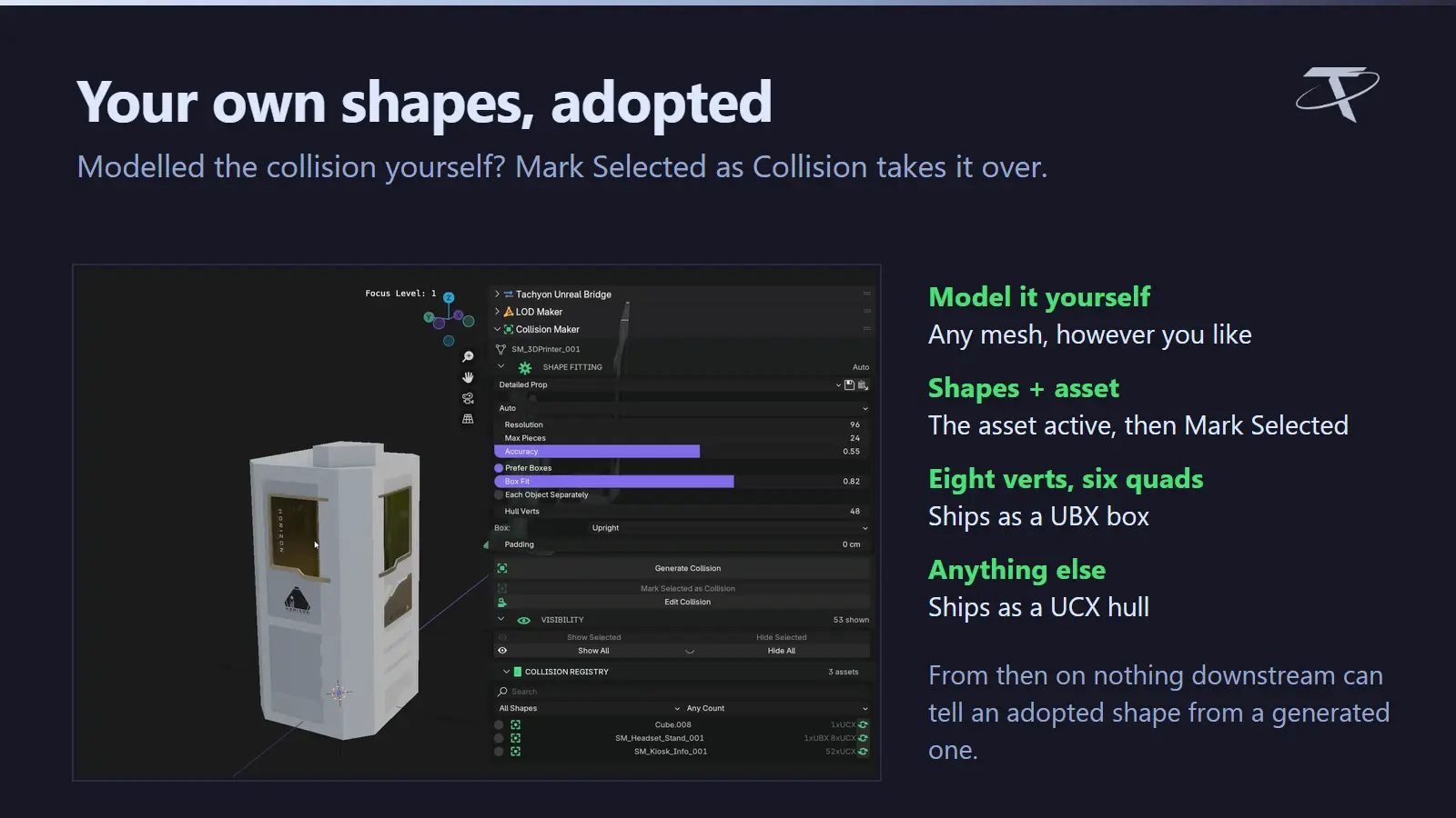 Mark Selected as Collision