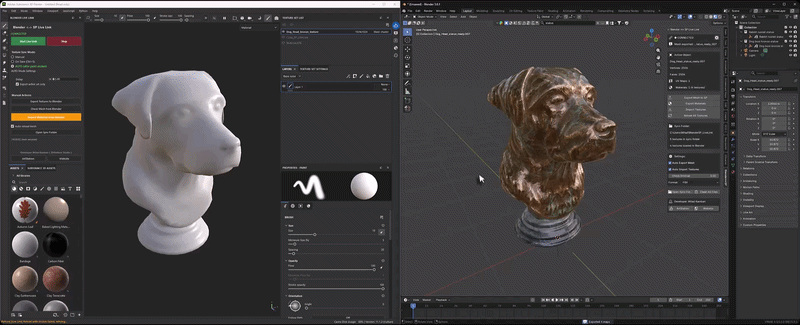 Bi-Directional PBR Transfer
