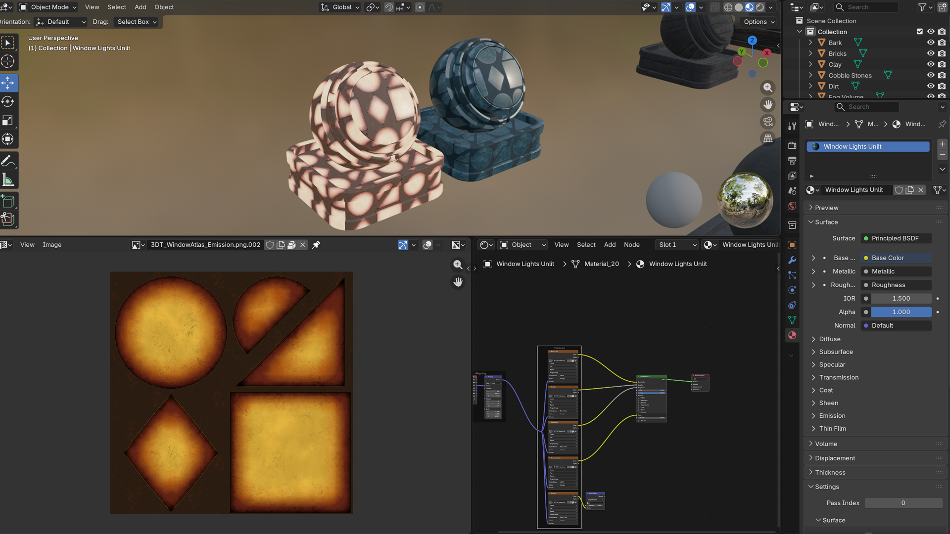 Stylized Spooky Tudor Material Pack for Blender 5 Cycles - Superhive ...