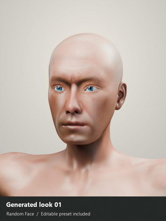 Male generated looks