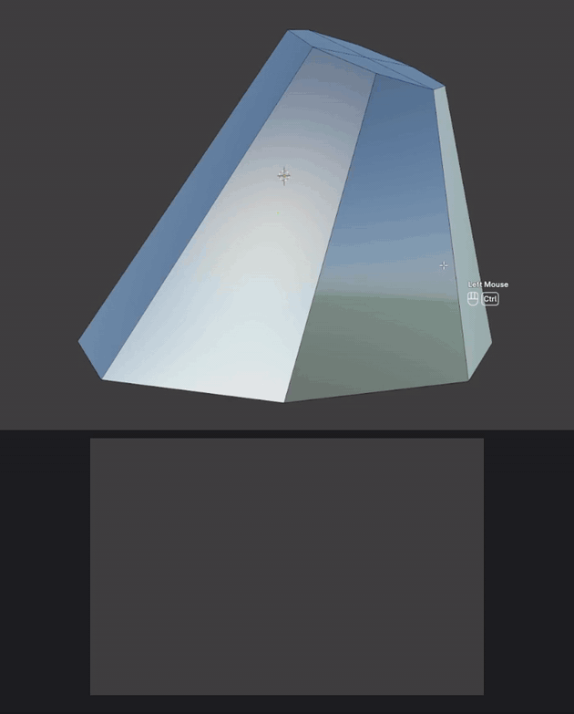 The Adjust Last Operation panel after a cutSIGHT cut: changing its values updates the loop on the mesh live