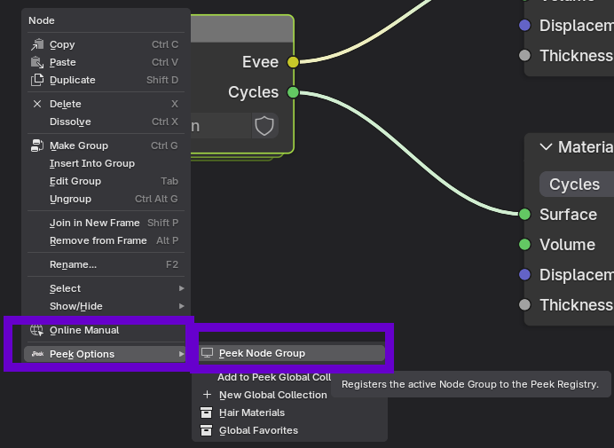 Peek Node Group