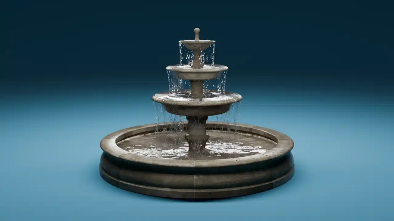 Collection of aquatiq fountain assets