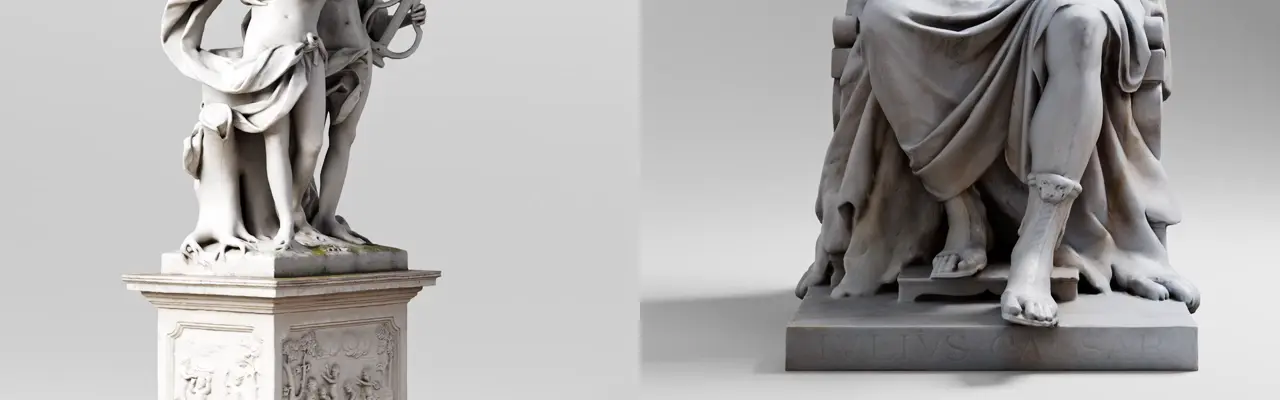 aesthetiq comes with a variety of sculptures