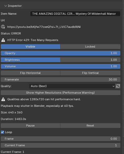 Superposer item panel