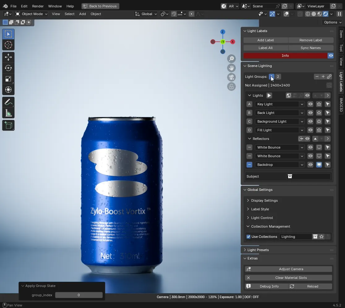 Light Labels workflow preview 3 — earlier interface